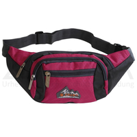 Bag Street - Nylon Bauchtasche Hfttasche Grteltasche Geldgrtel - Pink