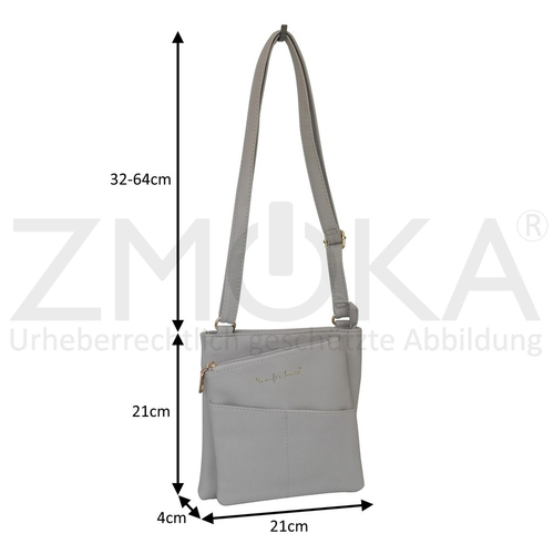 presented-by-ZMOKA-Jennifer-Jones-kleine-Damen-Umhngetasche-Handtasche--Damentasche-Hellgrau-ProduktID-JJO-DHAT-3106-GYL-img_alt_2