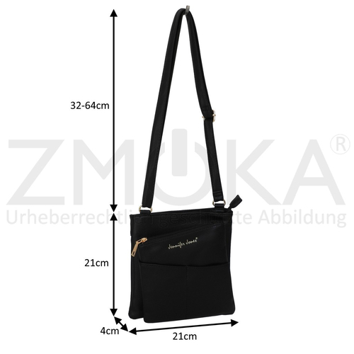 presented-by-ZMOKA-Jennifer-Jones-kleine-Damen-Umhngetasche-Handtasche--Clutch-Schwarz-ProduktID-JJO-DHAT-3106-BK-img_alt_2