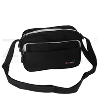 Bag Street - Extreme Uni Crossbody Bag Umhängetasche Schultertasche - Schwarz