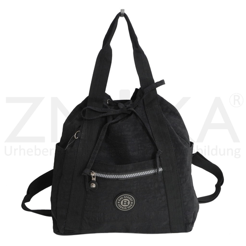 presented-by-ZMOKA-Bag-Street-leichte-Damen-Rucksackhandtasche-Freizeittasche-Schwarz-ProduktID-BGS-RUCKS-2247-BK-img_alt_1