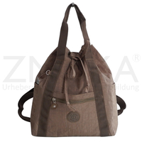 Bag Street - leichte Damen Rucksackhandtasche Freizeittasche - Braun