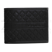 J.JONES - RFID safe Leder Herren Geldbrse Portemonnaie Geldbeutel - Schwarz