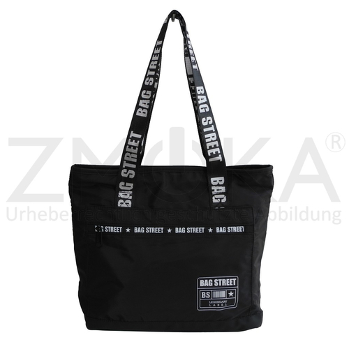 presented-by-ZMOKA-Bag-Street-leichter-Damen-Shopper-Schultertasche-Handtasche-Schwarz-ProduktID-BGS-DHAT-2147-1-BK-img_alt_1