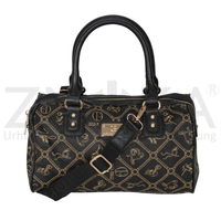 Giulia Pieralli - Damen Bowlingtasche  Handtasche  Umhngetasche - Schwarz