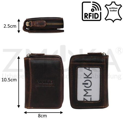 presented-by-ZMOKA-Wild-Things-Only-RFID-safe-Leder-Unisex-Geldboerse-Portemonnaie-Dunkelbraun-ProduktID-WTO-UGB-5511-RFID-BND-img_alt_6