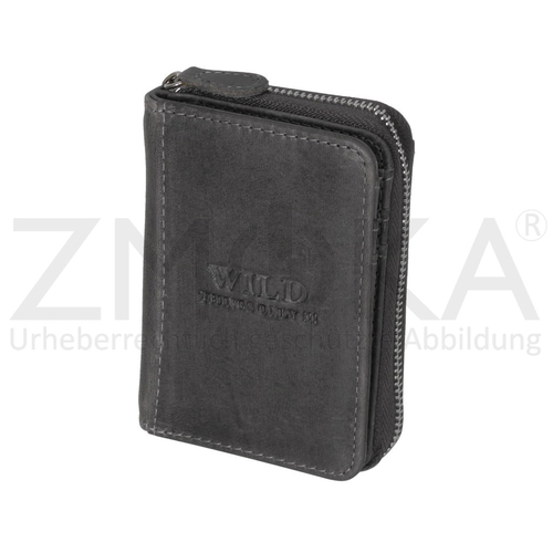 presented-by-ZMOKA-Wild-Things-Only-RFID-safe-Leder-Unisex-Geldboerse-Portemonnaie-Grau-ProduktID-WTO-UGB-5511-RFID-GY-img_alt_1
