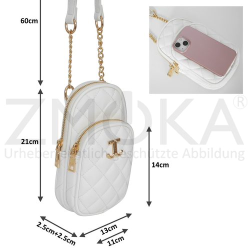 presented-by-ZMOKA-Jennifer-Jones-kleine-Damen-Schultertasche-Handtasche-Umhaengetasche-Wei-ProduktID-JJO-DHAT-3142-WH-img_alt_2