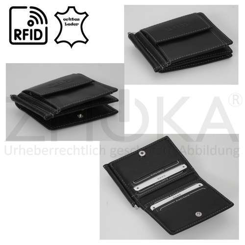 presented-by-ZMOKA-Wild-Things-Only-RFID-safe-Leder-Geldklammer-Geldboerse-Schwarz-ProduktID-WTO-HGB-5516N-BK-img_alt_3