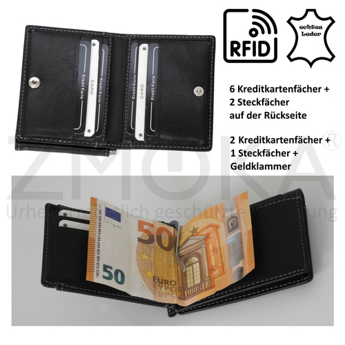 presented-by-ZMOKA-Wild-Things-Only-RFID-safe-Leder-Geldklammer-Geldboerse-Schwarz-ProduktID-WTO-HGB-5516N-BK-img_alt_5