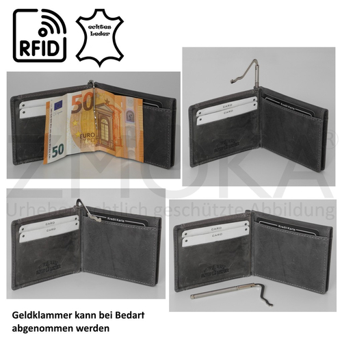 presented-by-ZMOKA-Wild-Things-Only-RFID-safe-Leder-Geldklammer-Geldboerse-Grau-ProduktID-WTO-HGB-5516N-GY-img_alt_4