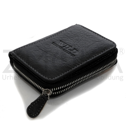 presented-by-ZMOKA-Wild-Things-Only-Leder-Unisex-Geldbrse-Portemonnaie-Geldbeutel-Schwarz-ProduktID-WTO-UGB-5511-BK-img_alt_1